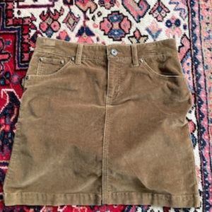 Gap brown corduroy mini skirt 6